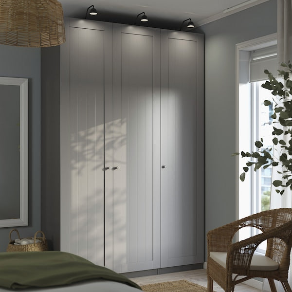 PAX / GULLABERG - Wardrobe combination, dark gray/grey,150x60x236 cm