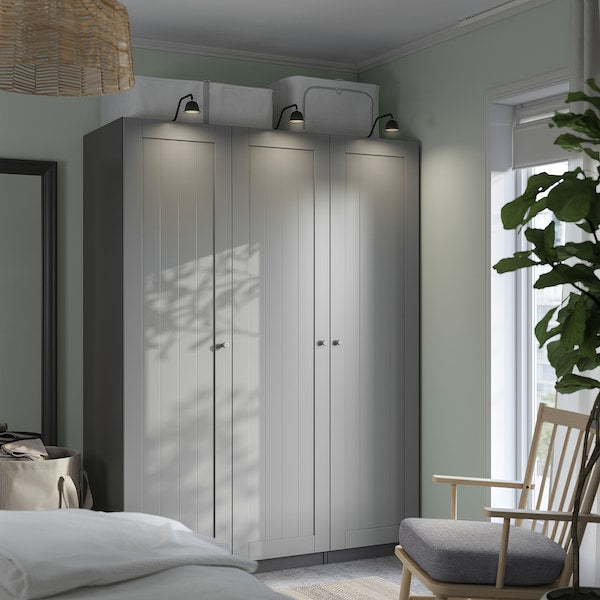 PAX / GULLABERG - Wardrobe combination, dark gray/grey,150x60x201 cm