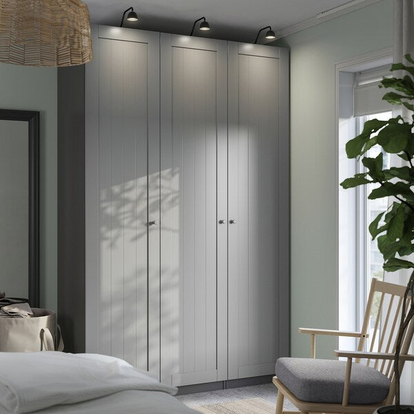 PAX / GULLABERG - Wardrobe combination, dark gray/grey,150x60x236 cm