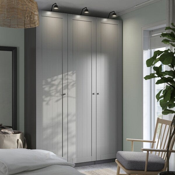 Ikea PAX / GULLABERG - Wardrobe combination, dark gray/grey,150x60x236 cm