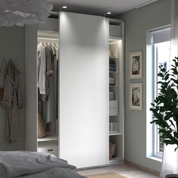 Ikea PAX / HASVIK - Wardrobe combination, white/white,150x66x236 cm