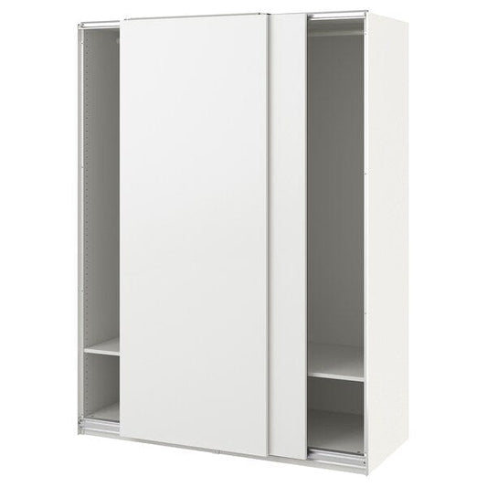 Ikea PAX / HASVIK - Wardrobe combination, white/white,150x66x201 cm