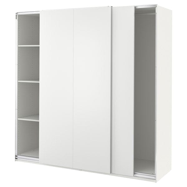 Ikea PAX / HASVIK - Wardrobe, white/white,200x66x201 cm