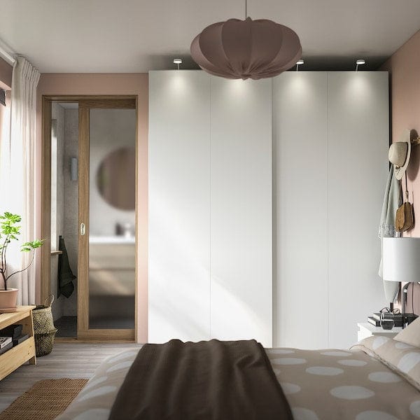 Ikea PAX / HASVIK - Wardrobe, white/white,200x66x236 cm