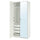 PAX / KAMMARTORP/GULLABERG - Wardrobe combination, white/mirrored glass,100x60x236 cm