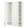 PAX / LINNABERG/ÅHEIM - Wardrobe combination, fancy white/mirrored glass,150x58x236 cm