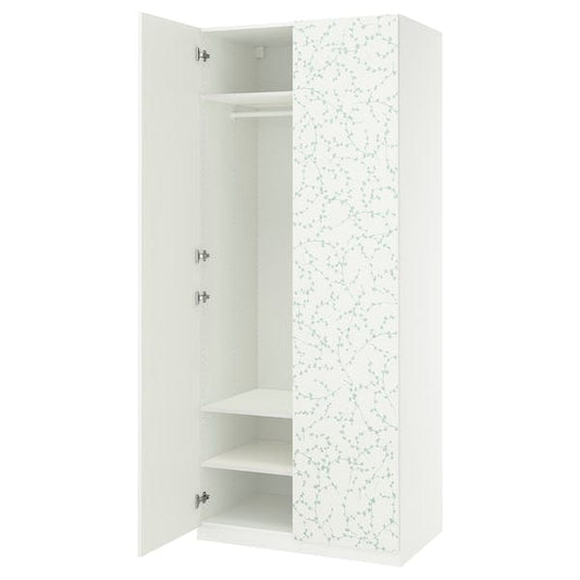 Ikea PAX / LINNABERG - Wardrobe combination, white/fantasy,100x60x236 cm