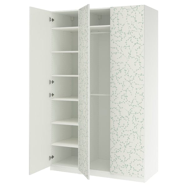 Ikea PAX / LINNABERG - Wardrobe combination, white/fantasy,150x58x236 cm