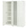 PAX / LINNABERG - Wardrobe combination, white/fantasy,150x58x201 cm