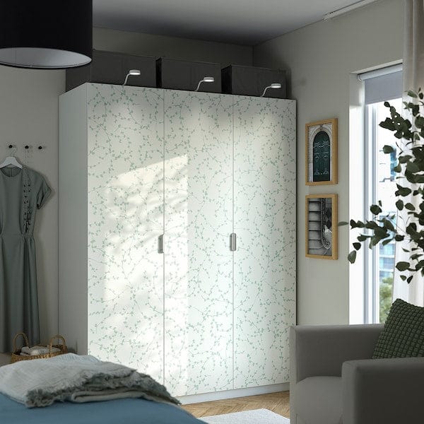 Ikea PAX / LINNABERG - Wardrobe combination, white/fantasy,150x58x201 cm