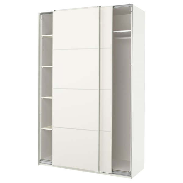 PAX / MEHAMN - Wardrobe, white/double-face white,150x66x236 cm