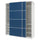 PAX / MEHAMN wardrobe with sliding doors, white white/double sided blue, 200x66x236 cm
