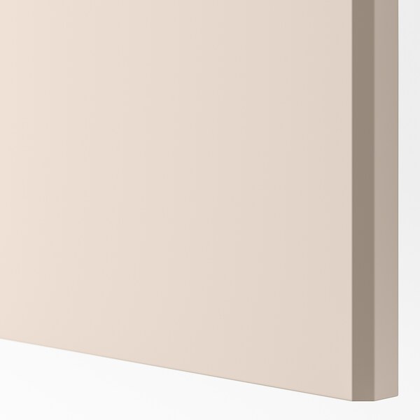 PAX / REINSVOLL/ÅHEIM - Wardrobe combination, white/grey-beige,200x60x201 cm