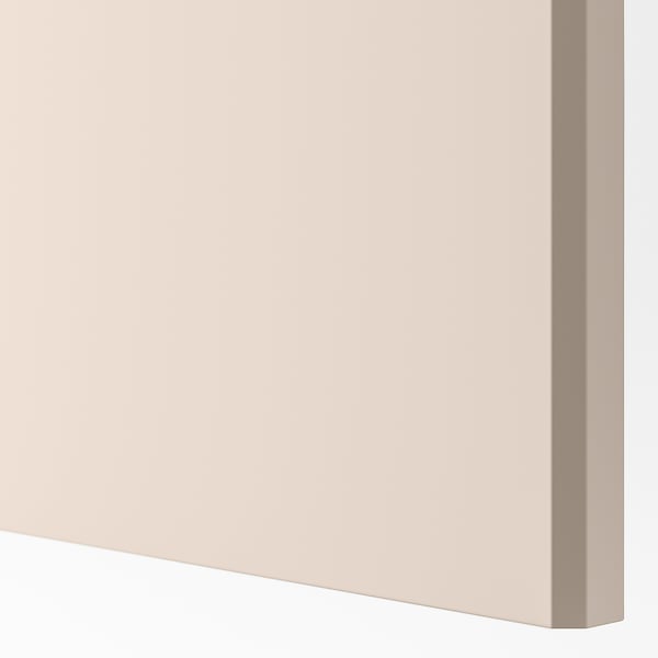 PAX / REINSVOLL/ÅHEIM - Wardrobe combination, white/grey-beige,200x60x236 cm