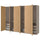 PAX / STORKLINTA - PAX / STORKLINTA Wardrobe combination, grey-beige/oak effect, 300x60x201 cm