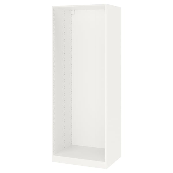PAX wardrobe frame, white, 75x58x201 cm