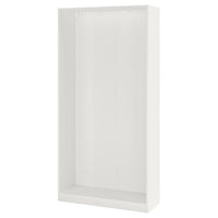 PAX wardrobe frame, white, 100x35x201 cm