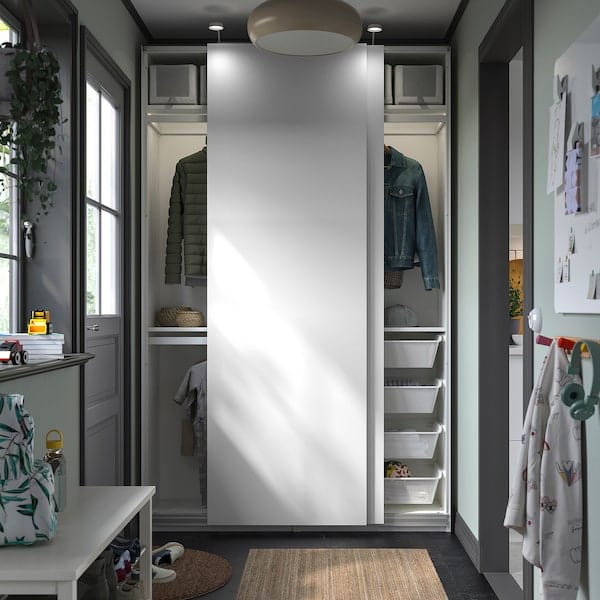 Ikea PAX - Wardrobe frame, white,100x35x236 cm