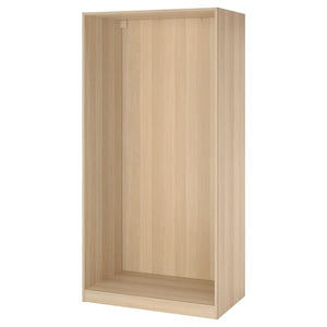 Ikea PAX - Wardrobe frame, oak effect with white stain,100x58x201 cm