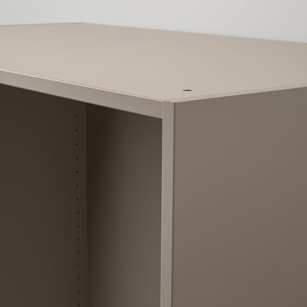PAX wardrobe frame, grey-beige, 100x58x201 cm