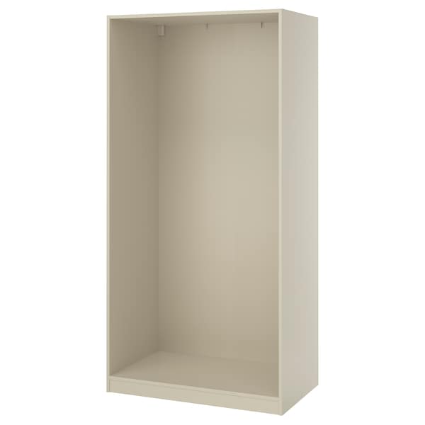 Ikea PAX - Wardrobe frame, grey-beige, 100x58x201 cm