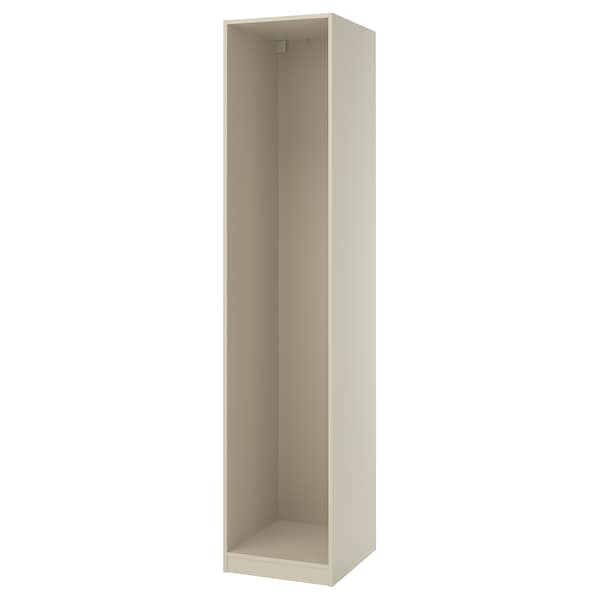 Ikea PAX - Wardrobe frame, grey-beige, 50x58x236 cm