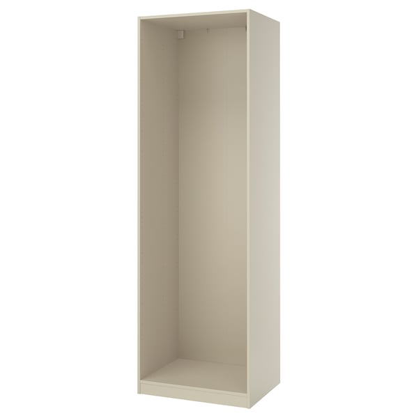 PAX wardrobe frame, grey-beige, 75x58x236 cm
