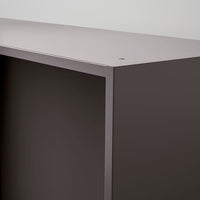 PAX - Wardrobe frame, dark grey,100x35x236 cm