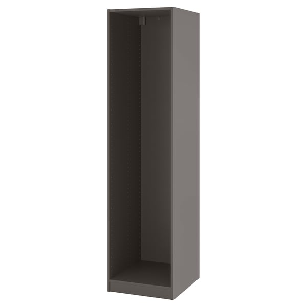 PAX wardrobe frame, dark grey, 50x58x201 cm