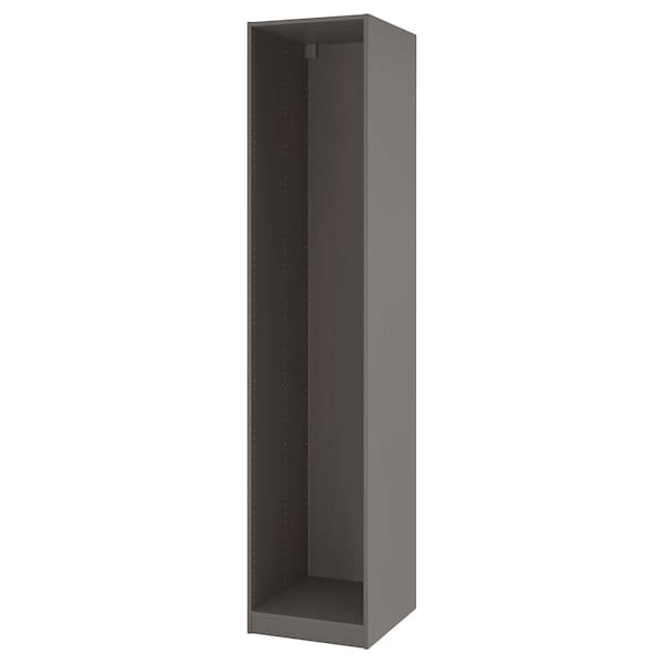Ikea PAX - Wardrobe frame, dark grey,50x58x236 cm