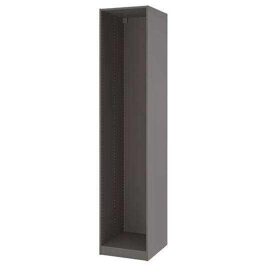 PAX - Wardrobe frame, dark grey,50x58x236 cm