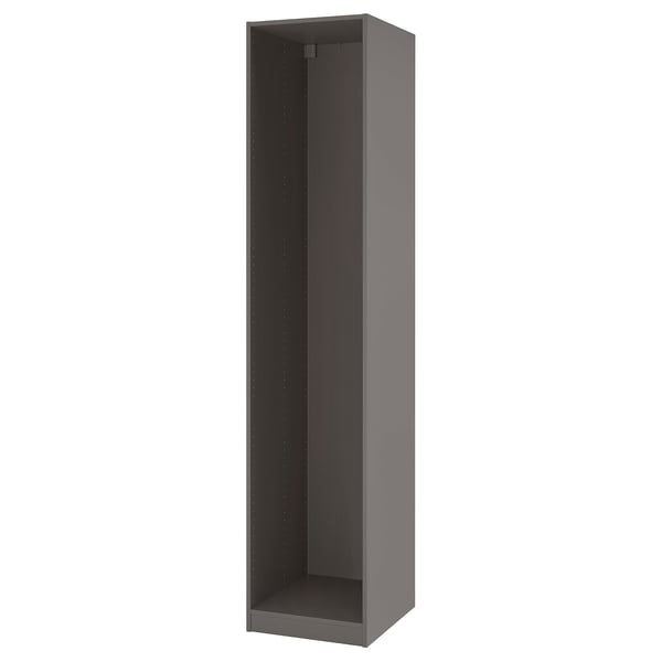 PAX wardrobe frame, dark grey, 50x58x236 cm