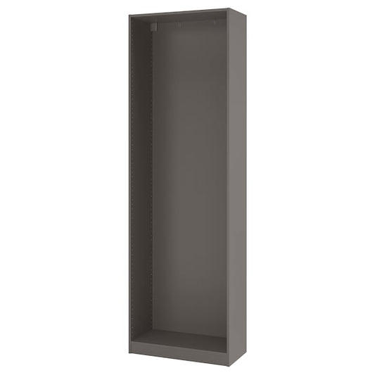 Ikea PAX - Wardrobe frame, dark grey,75x35x236 cm