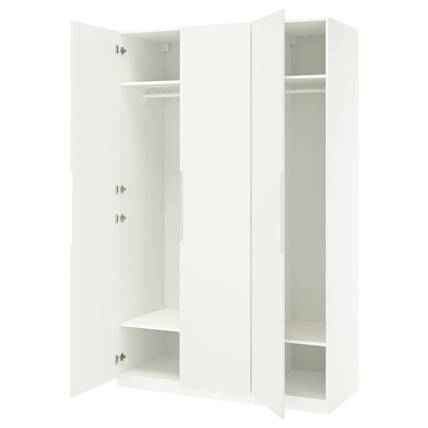 PAX / TONSTAD - Wardrobe combination, white/off-white,150x60x236 cm