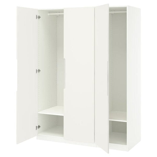 Ikea PAX / TONSTAD - Wardrobe combination, white/off-white,150x60x201 cm