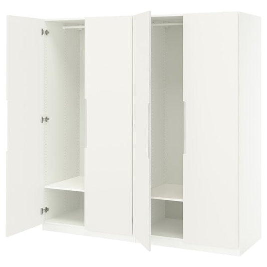 Ikea PAX / TONSTAD - Wardrobe combination, white/off-white,200x60x201 cm