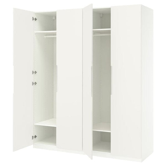 Ikea PAX / TONSTAD - Wardrobe combination, white/off-white,200x60x236 cm