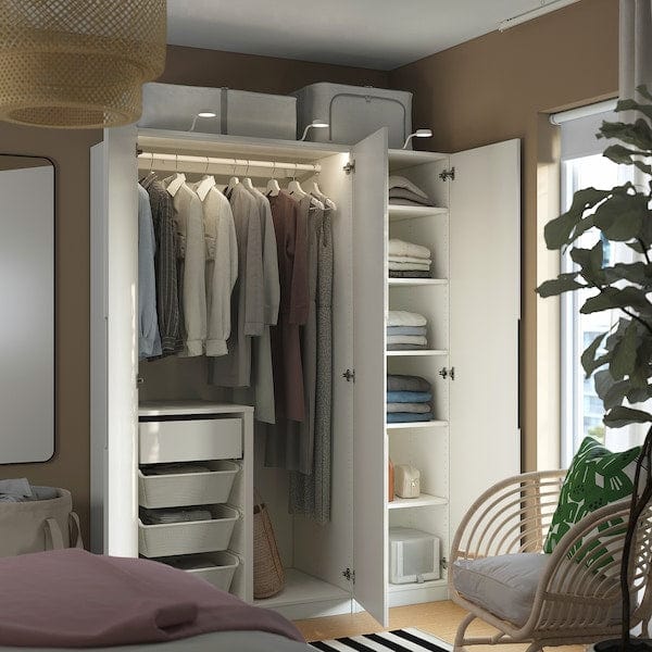 Ikea PAX / TONSTAD - Wardrobe combination, white/off-white,150x60x201 cm
