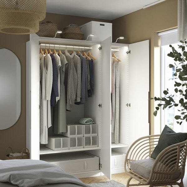 Ikea PAX / TONSTAD - Wardrobe combination, white/off-white,150x60x201 cm