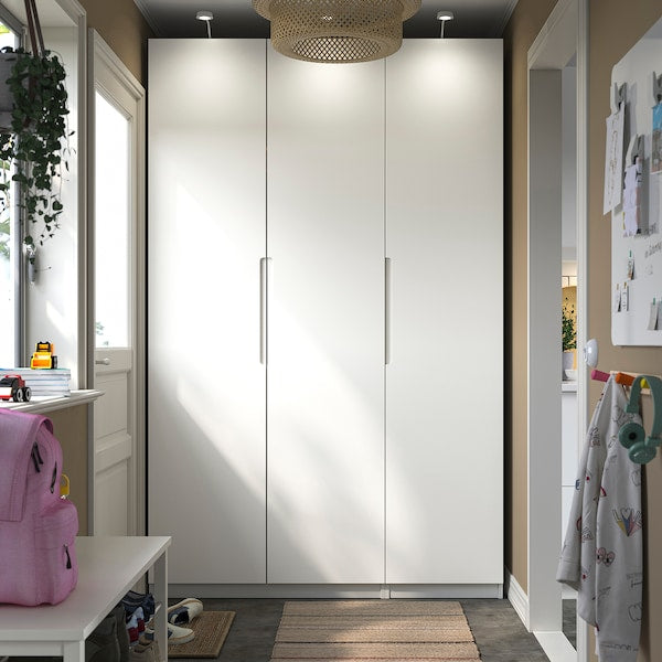 PAX / TONSTAD - Wardrobe combination, white/off-white,150x60x236 cm