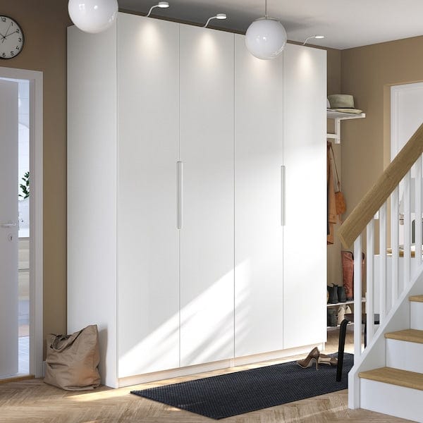 Ikea PAX / TONSTAD - Wardrobe combination, white/off-white,200x60x236 cm