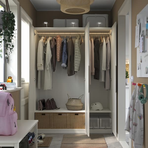 Ikea PAX / TONSTAD - Wardrobe combination, white/off-white,150x60x201 cm