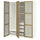 PAX / TONSTAD - Wardrobe combination, white/glass oak veneer,150x60x201 cm