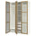 PAX / TONSTAD - Wardrobe combination, white/glass oak veneer,150x60x236 cm