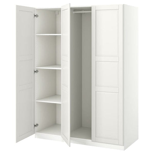 Ikea PAX / TYSSEDAL - Wardrobe combination, white/white,150x60x201 cm