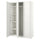 PAX / TYSSEDAL - Wardrobe combination, white/white,150x60x236 cm