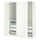 PAX / TYSSEDAL - Wardrobe combination, white/white,150x60x201 cm