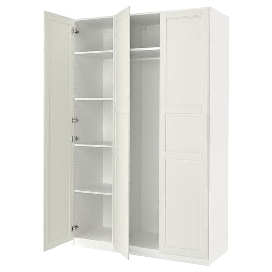 Ikea PAX / TYSSEDAL - Wardrobe combination, white/glass mirror,150x60x236 cm