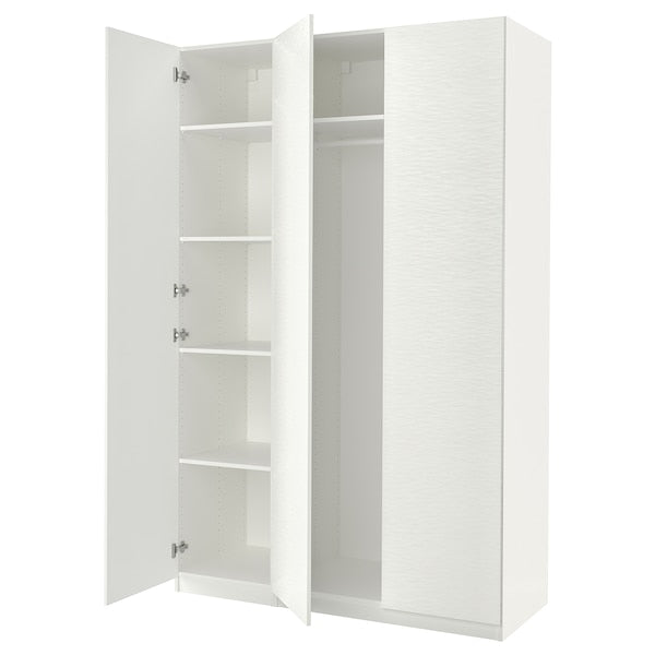 PAX / VINTERBRO - Wardrobe combination, white/white,150x60x236 cm