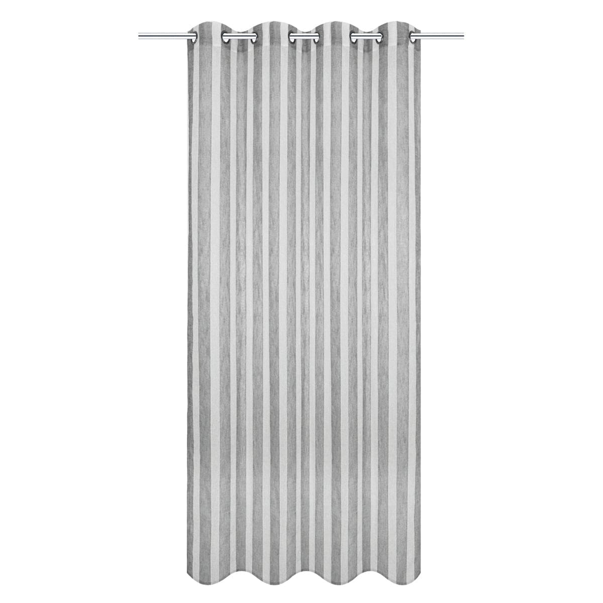 Bricocenter VANESSA GREY STONE FILTER CURTAIN 140X280 WITH EYELETS